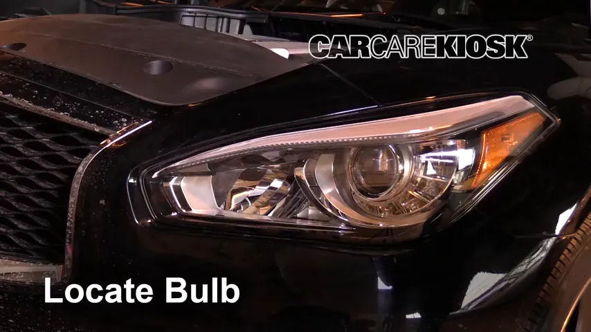 2016 Infiniti Q70 3.7 3.7L V6 Lights Daytime Running Light (replace bulb)